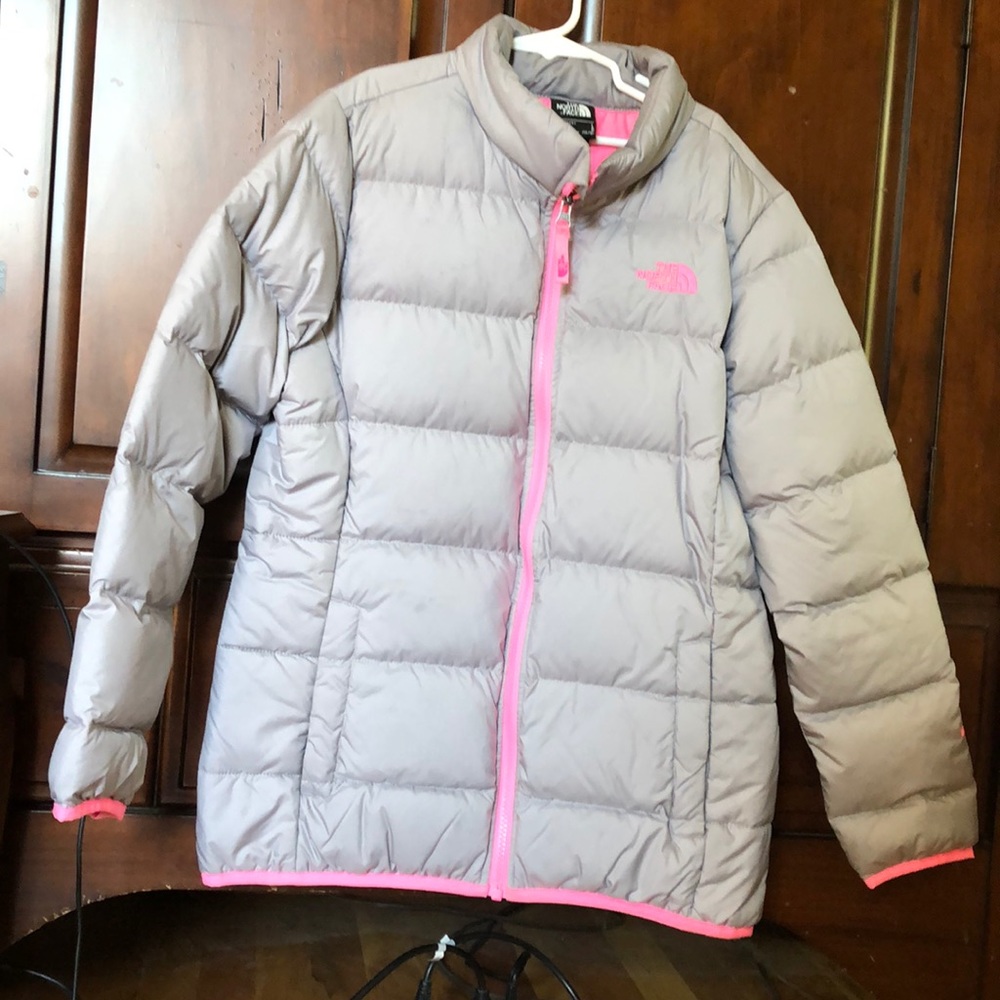 Girls North Face Puffer Jacket